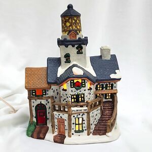 Dickens Collectables Victorian Series Pulbrook Inn Porcelain Lighted House 1998